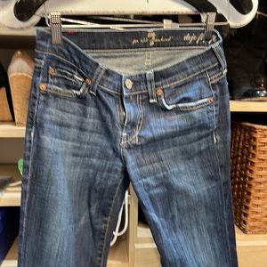 7 for all mankind dojo flip flop wide leg jeans